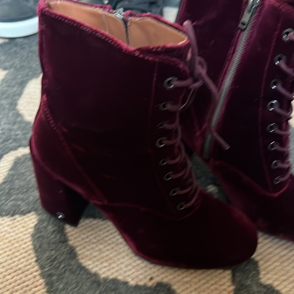 Coach velvet laced boot - Picture 3 of 5
